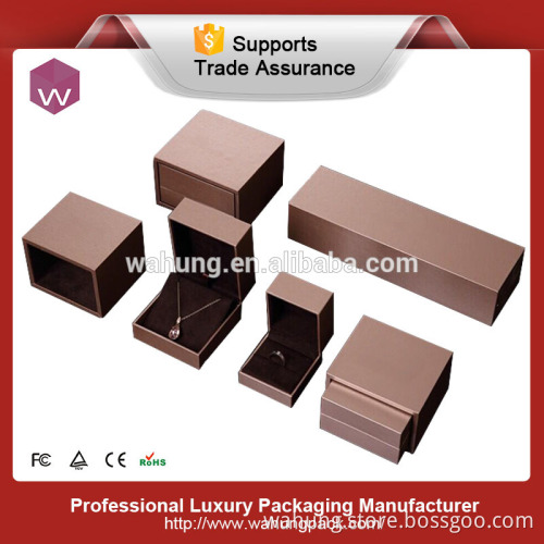 luxury handmade recycle paper plastic jewelry box wholesale